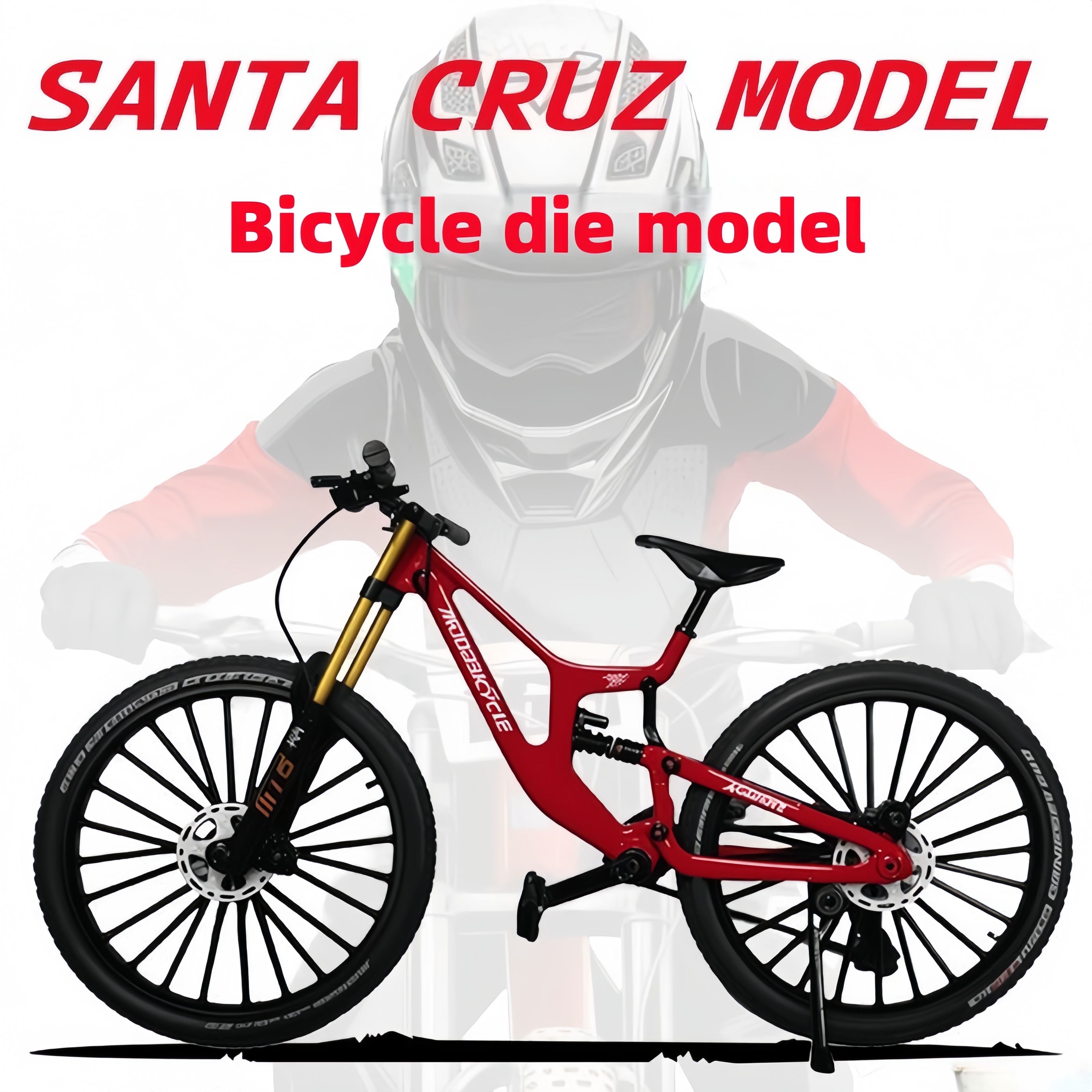 Mountain Biking Holidays - 1:6 Scale Alloy Mountain Bike Model