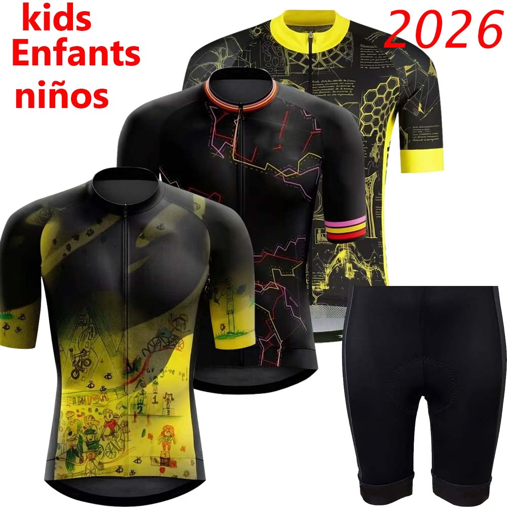 Mountain Biking Apparel - Kids France Tour 2026 Cycling Jersey