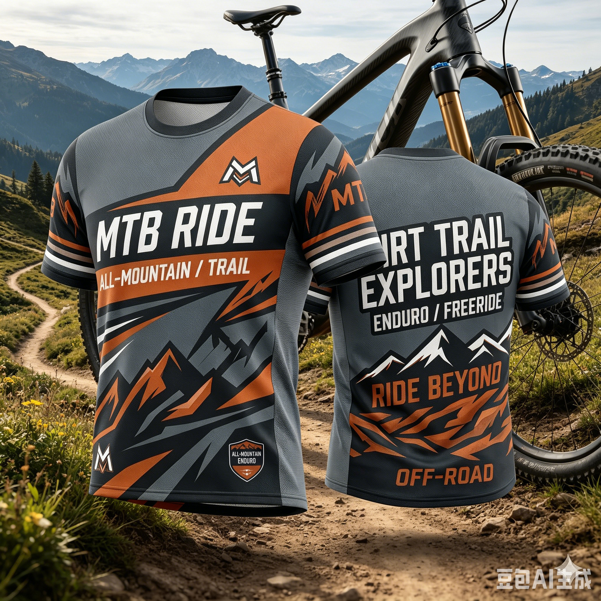 Mountain Biking Apparel - Family Men Breathable Mountain Enduro Motocross