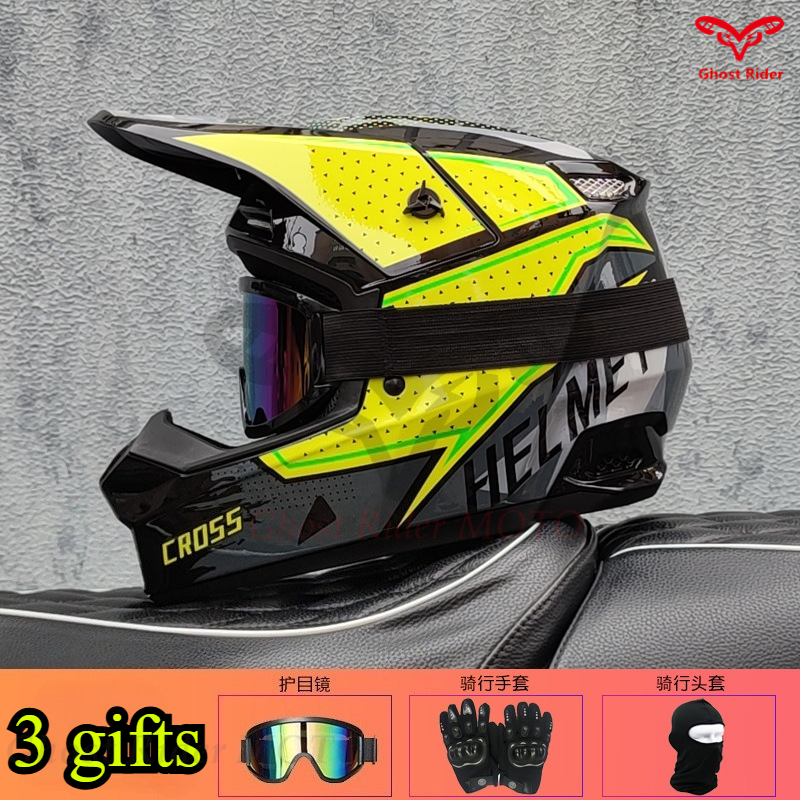 Orz Off-Road Helmet Unisex Ral - Mountain Biking Helmet Full Face avaliação e preço