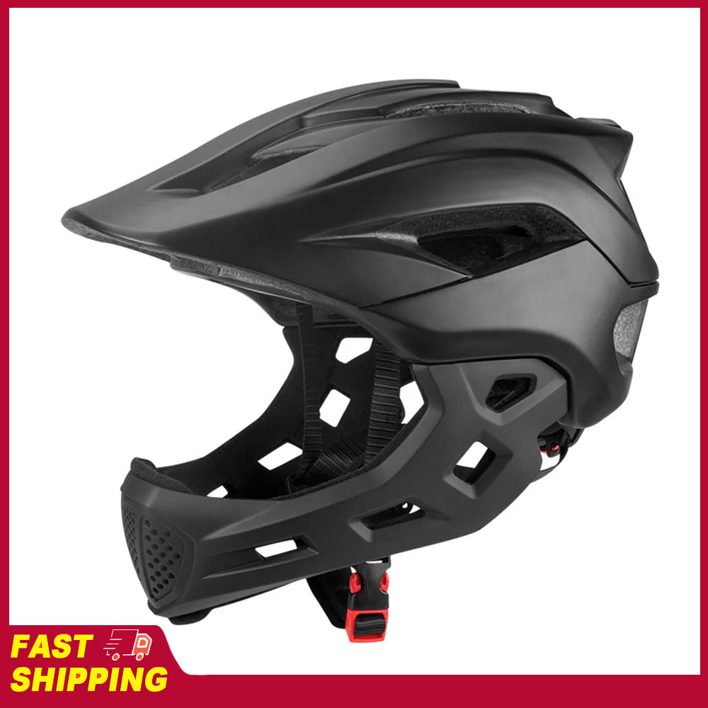 2 in 1 Kids Full Face Bike Hel - Mountain Biking Helmet Full Face avaliação e preço