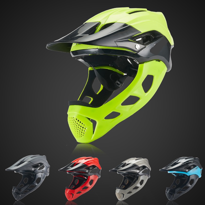 New Mountain Cross-country Bik - Mountain Biking Helmet Full Face avaliação e preço