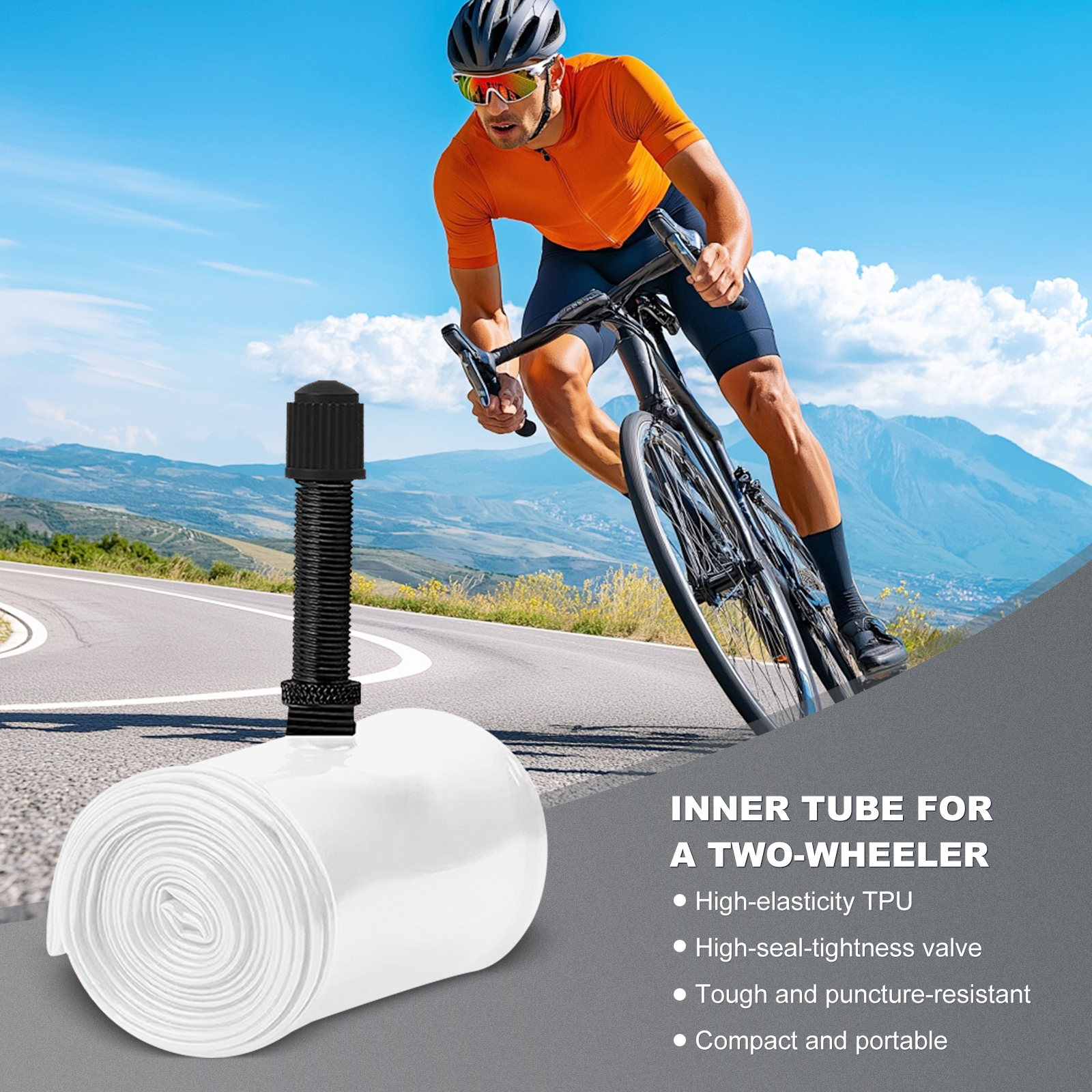 TPU Road Bike Inner Tube with  - Mountain Biking Youtube avaliação e preço