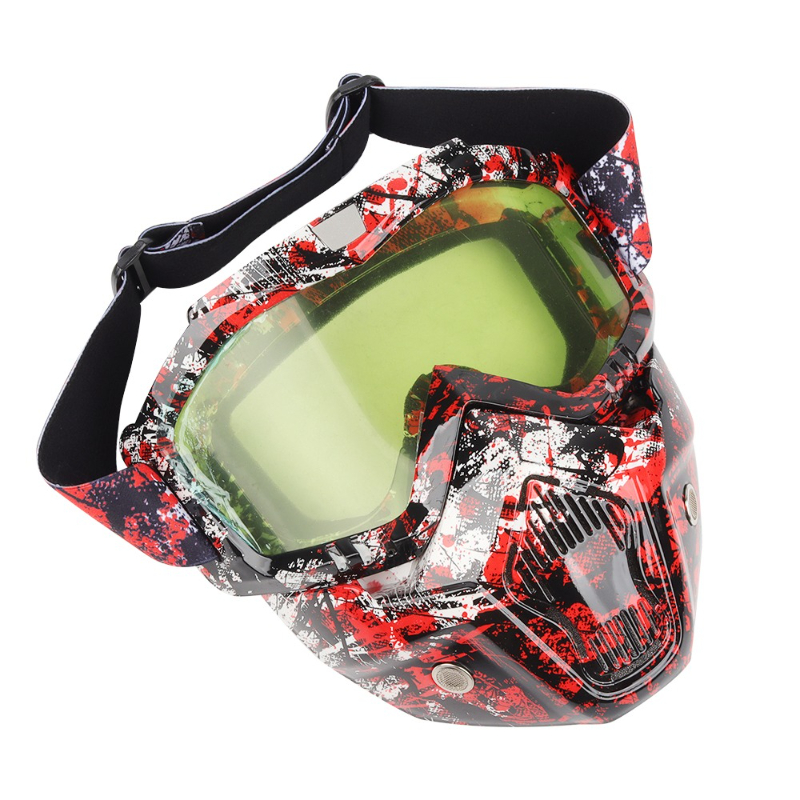 Motorcycle goggles, masks, off - Mountain Biking Helmet Full Face avaliação e preço