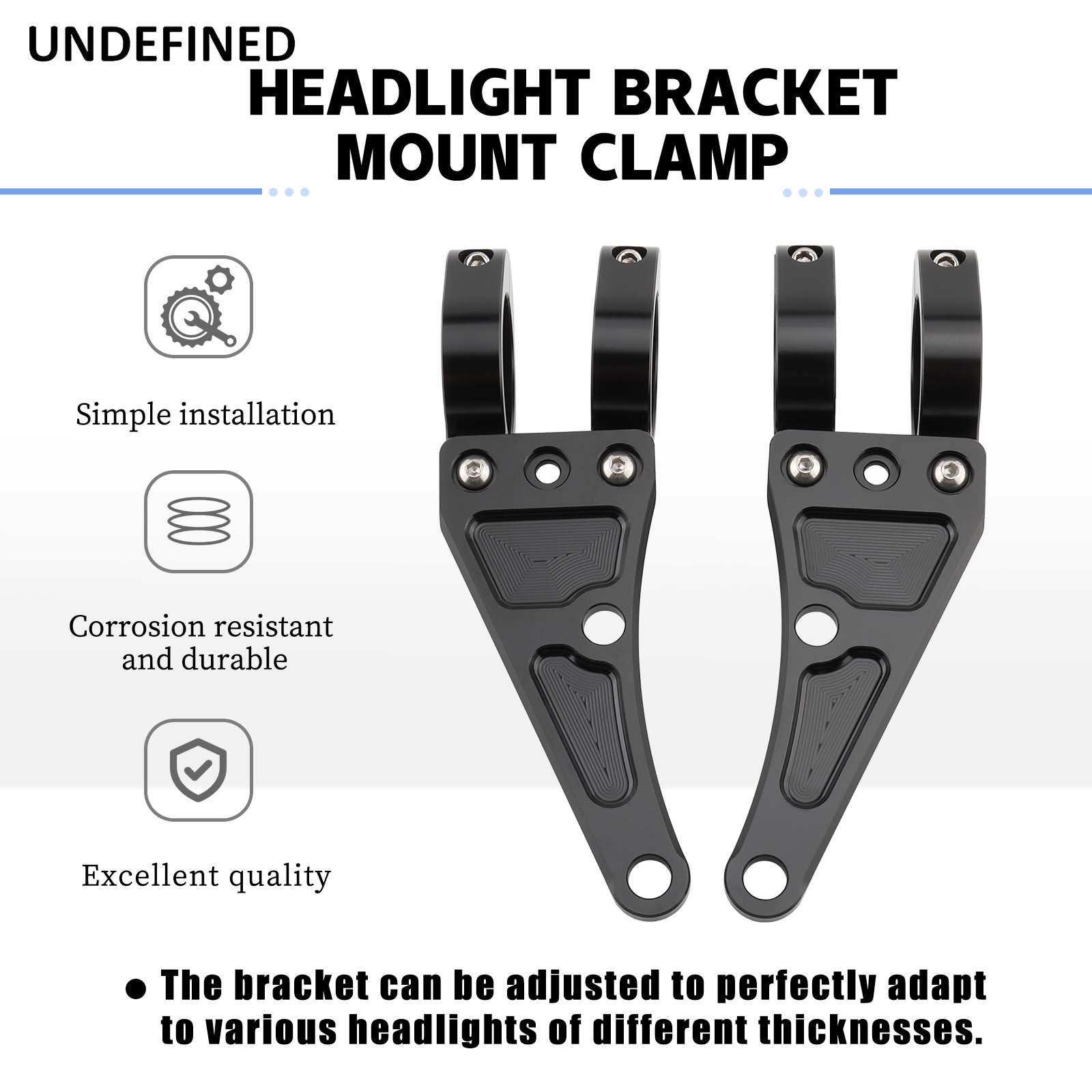 33mm-58mm Headlight Bracket Mo - Xtreme Mountain Biking avaliação e preço