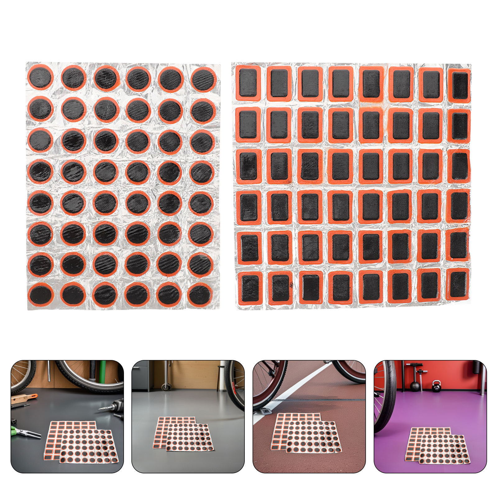 4Pcs Bicycle Tire Patch Kit Ro - Mountain Biking Youtube avaliação e preço