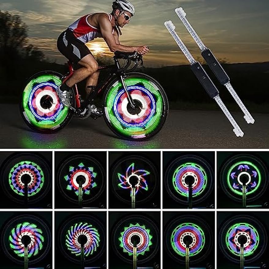 Rechargeable LED Spoke Tire Li - Mountain Biking Holidays avaliação e preço