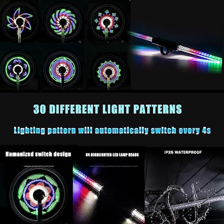 Rechargeable LED Spoke Tire Li - Mountain Biking Holidays avaliação e preço