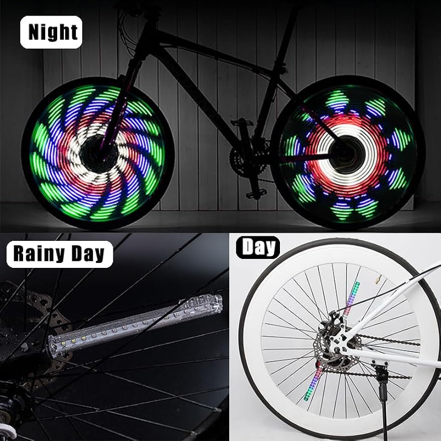 Rechargeable LED Spoke Tire Li - Mountain Biking Holidays avaliação e preço