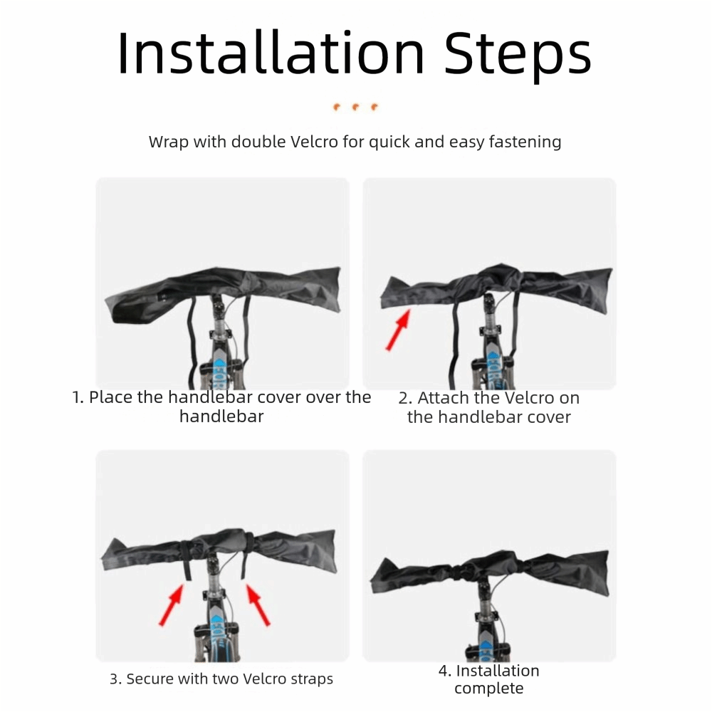 Waterproof Bike Handlebar Prot - Mountain Biking Protective Gear avaliação e preço