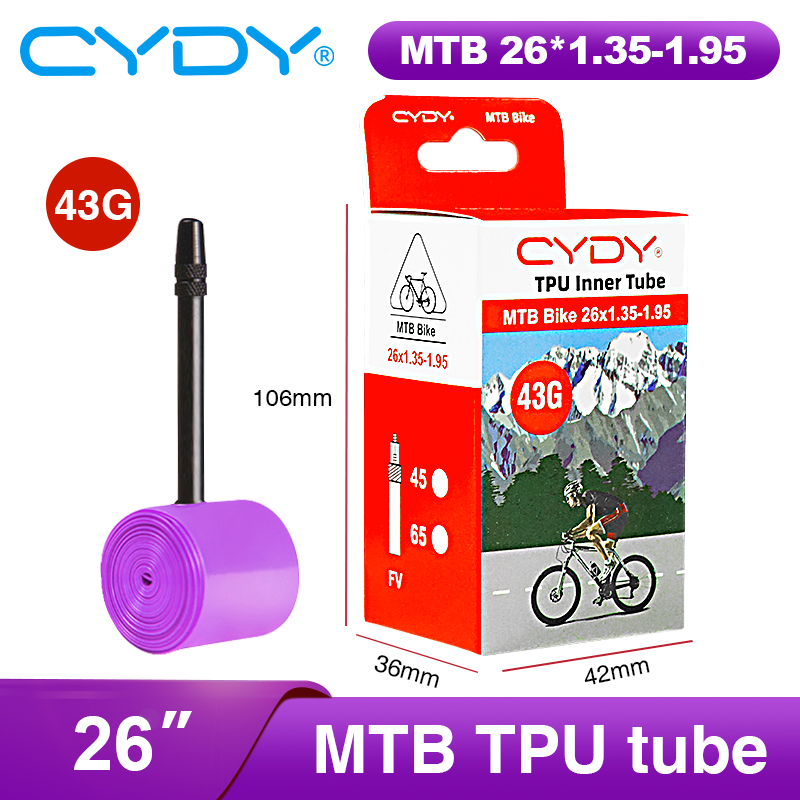 43g CYDY TPU Tube MTB 26 27.5  - Mountain Biking Youtube avaliação e preço