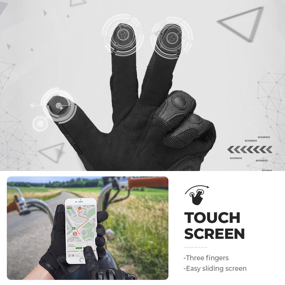 Motorcycle Gloves for Men Cycl - Mountain Biking Protective Gear avaliação e preço