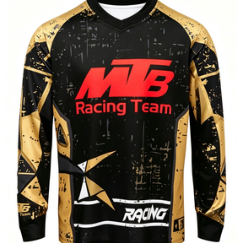 Team Long-sleeve Sports Shirt  - Mountain Biking Long Sleeve Shirt avaliação e preço