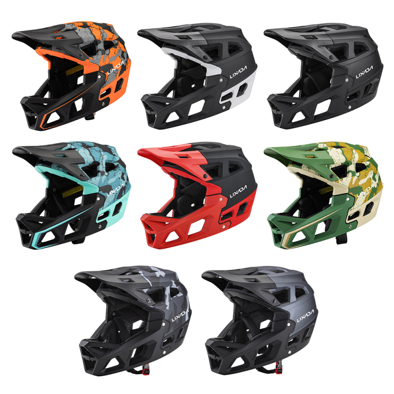 Full Face Mountain Bike Helmet - Mountain Biking Helmet Full Face avaliação e preço