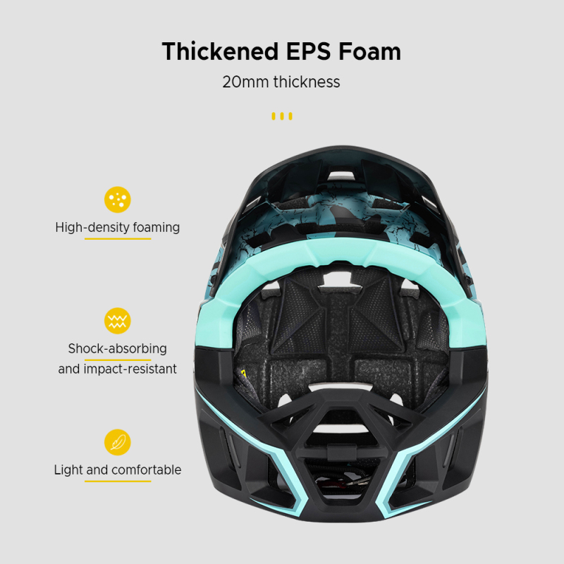 Full Face Mountain Bike Helmet - Mountain Biking Helmet Full Face avaliação e preço