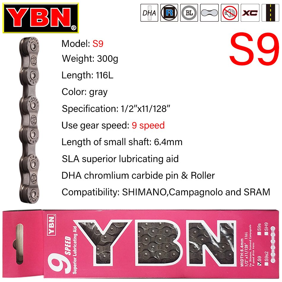 YBN Bicycle Chain 8/9/10/11/12 - Cassette 11 Speed avaliação e preço
