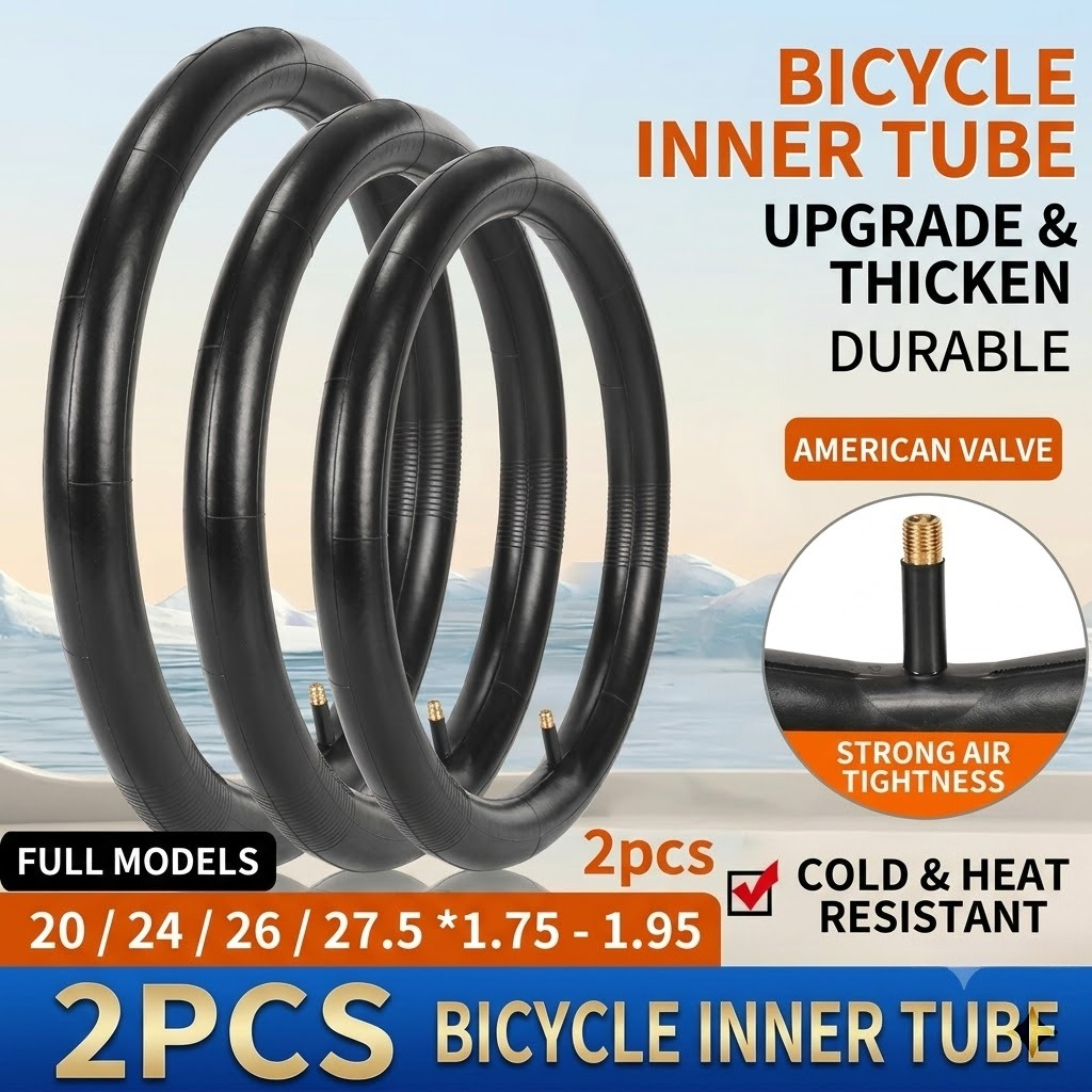 2Pcs Bicycle Inner Tube 20 24  - Mountain Biking Youtube avaliação e preço