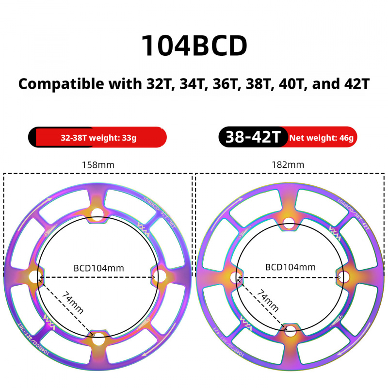 104 BCD Chainring Guard for Mo - Mountain Biking Protective Gear avaliação e preço