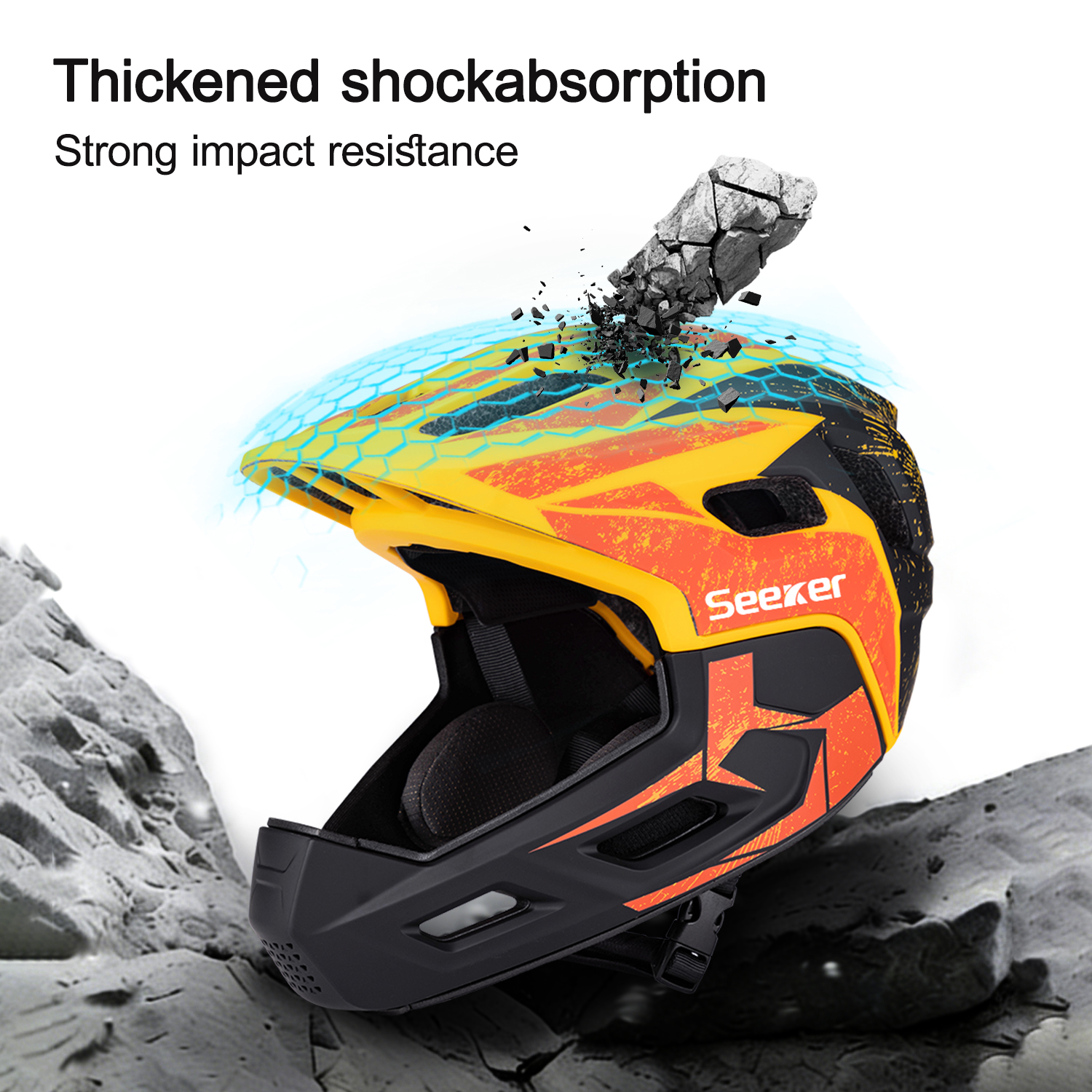 UMUSEEKER Children's Full-Face - Mountain Biking Helmet Full Face avaliação e preço