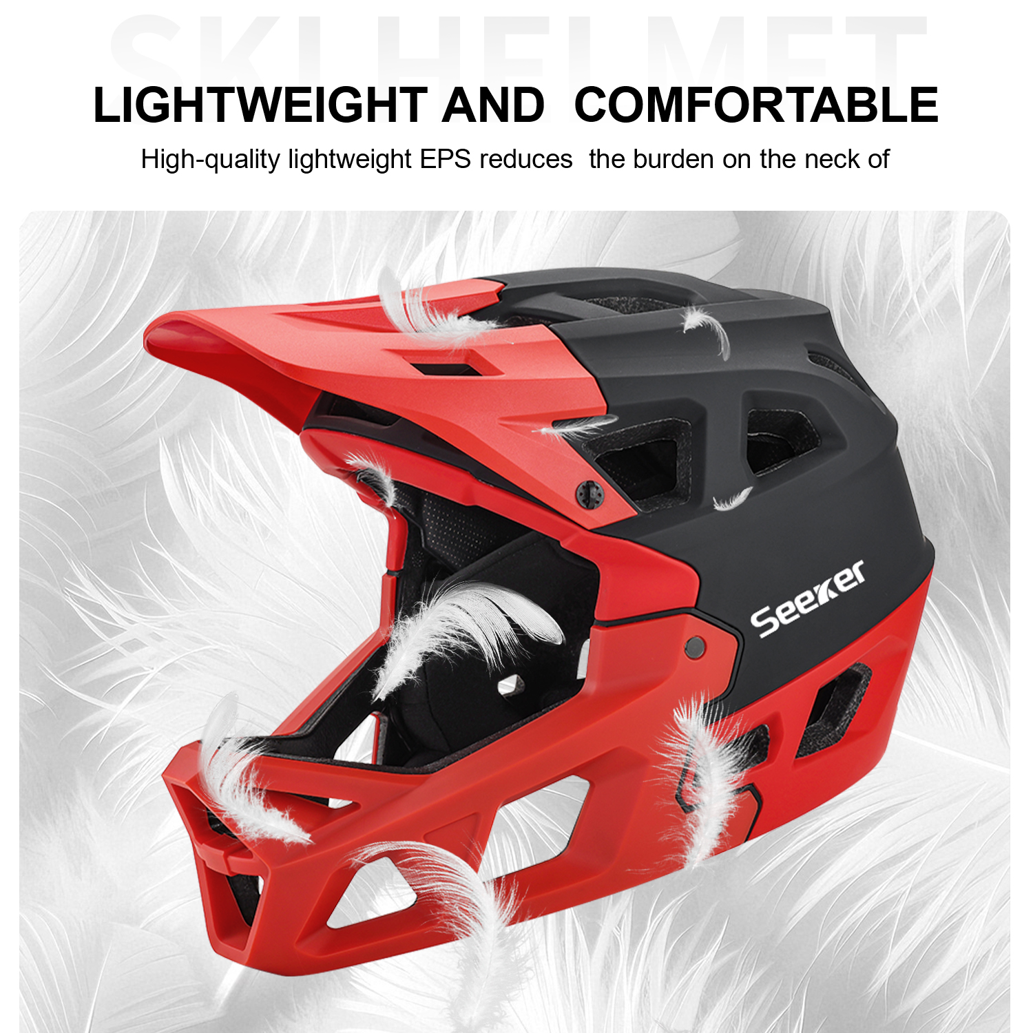 Seeker Bicycle Off-Road Full-F - Mountain Biking Helmet Full Face avaliação e preço