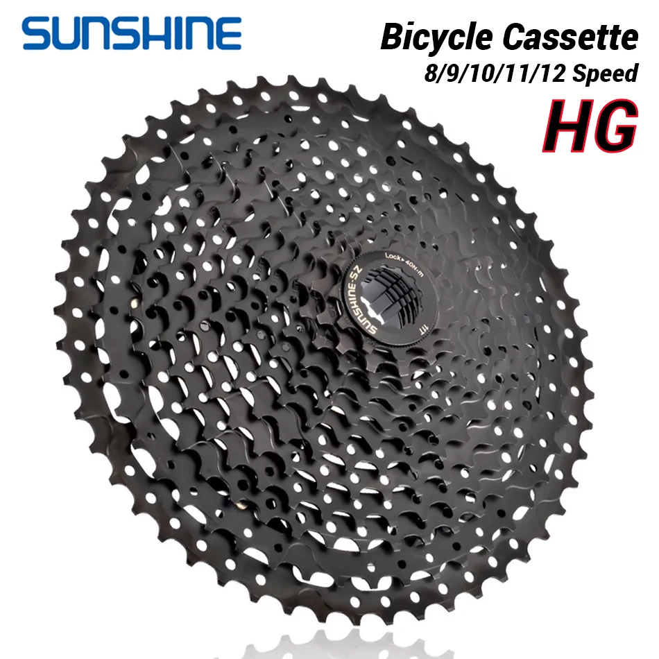 SUNSHINE Bicycle Cassette Blac - Cassette 11 Speed avaliação e preço