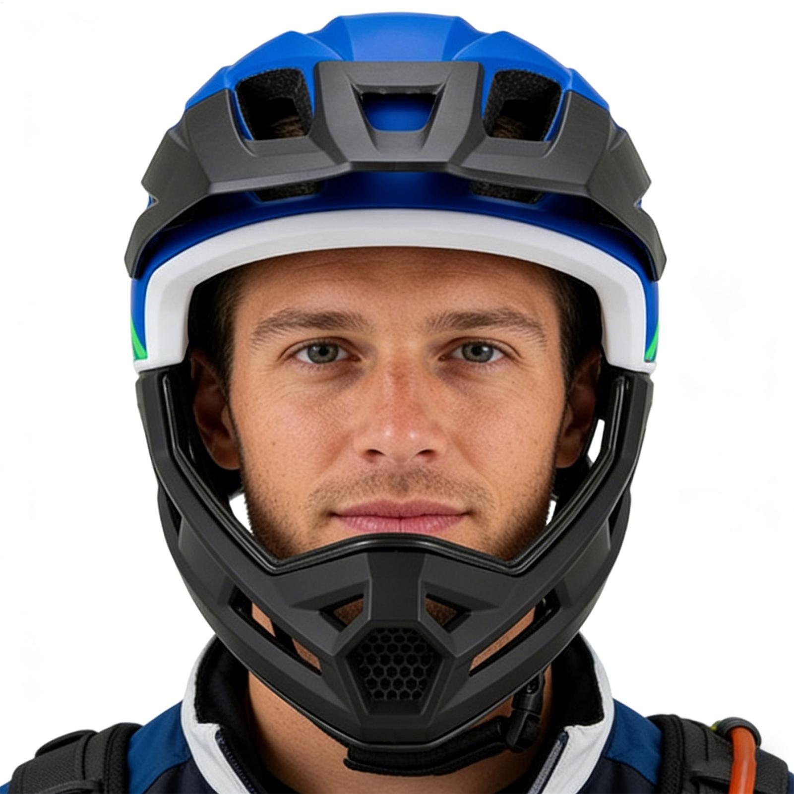 Full Face Bike Helmet Biking H - Mountain Biking Helmet Full Face avaliação e preço