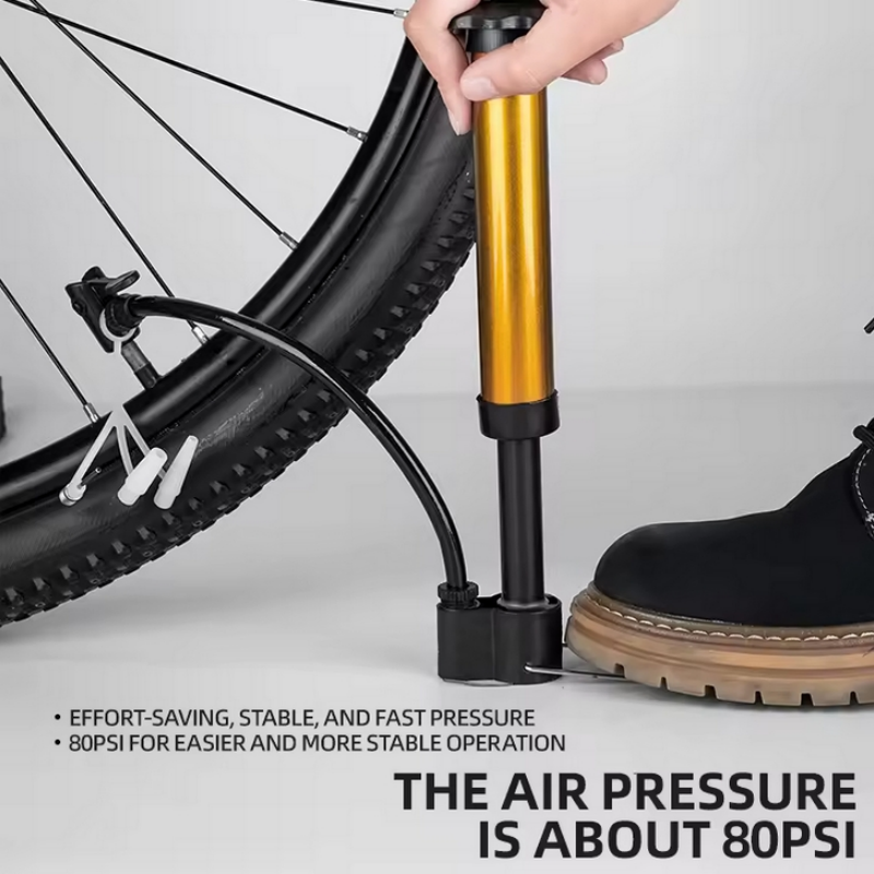MTB Bicycle Pump 80 PSI Bike M - Mountain Biking Apparel avaliação e preço