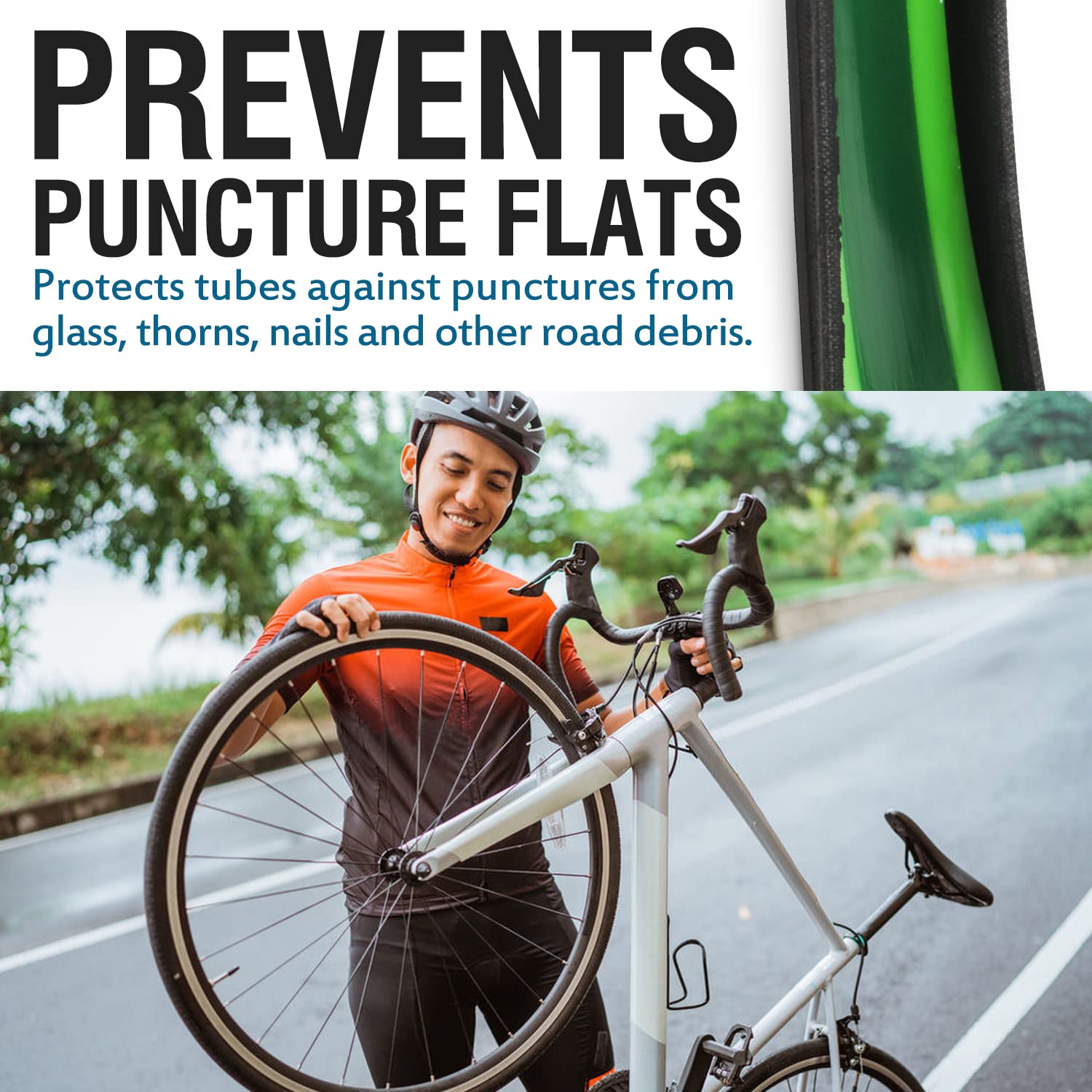 Bike Tire Liner-Help Prevent F - Mountain Biking Youtube avaliação e preço