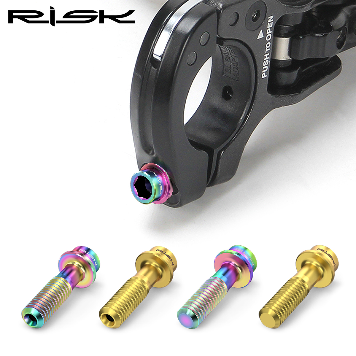 RISK M5x18mm Seat Screws Mount - Mountain Biking Youtube avaliação e preço