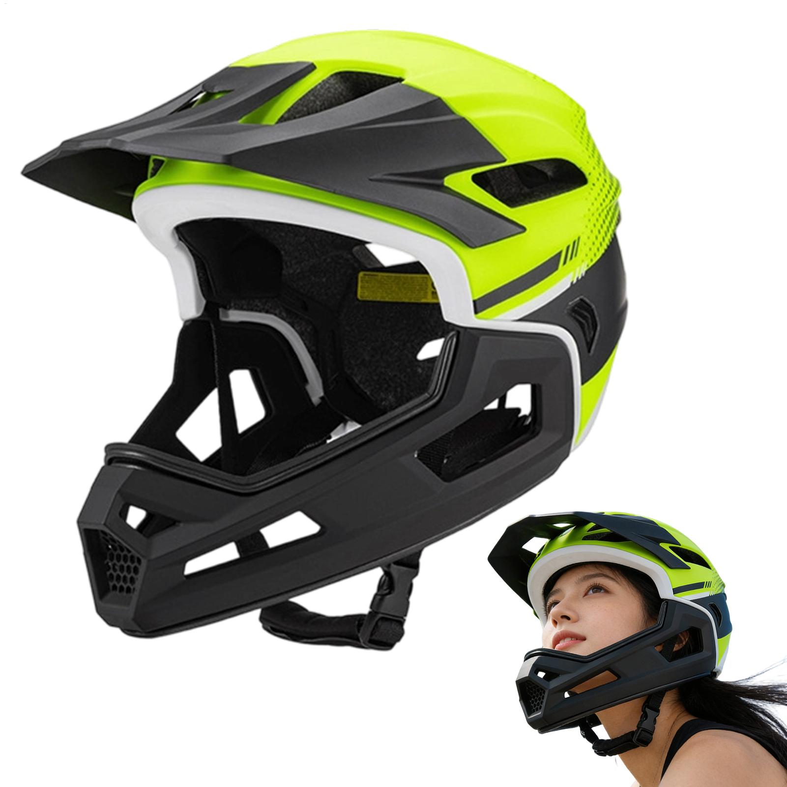 Mountain Bike Full Face Helmet - Mountain Biking Helmet Full Face avaliação e preço