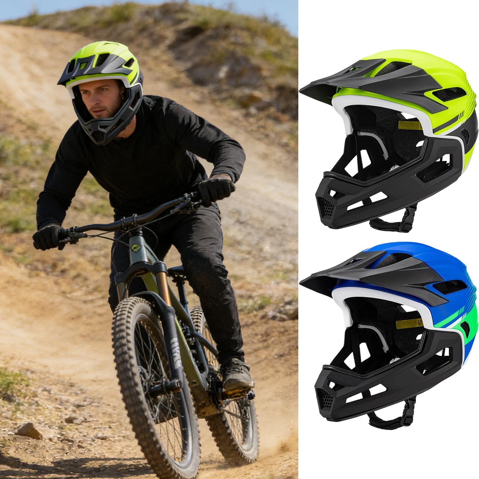Full Face Mountain Bike Helmet - Mountain Biking Helmet Full Face avaliação e preço