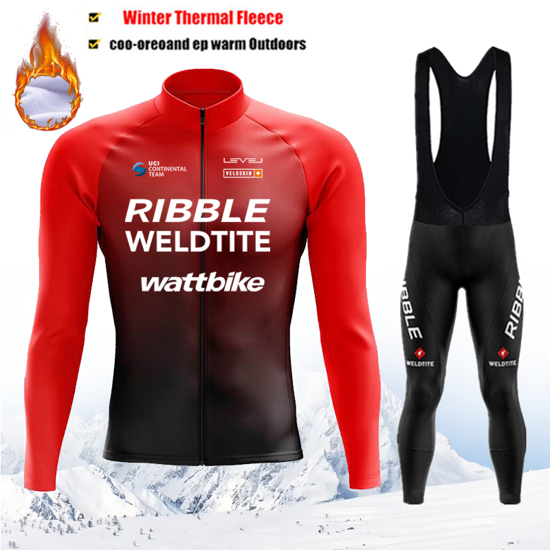 Winter Thermal Red Cycling Jer - Mountain Biking Long Sleeve Shirt avaliação e preço