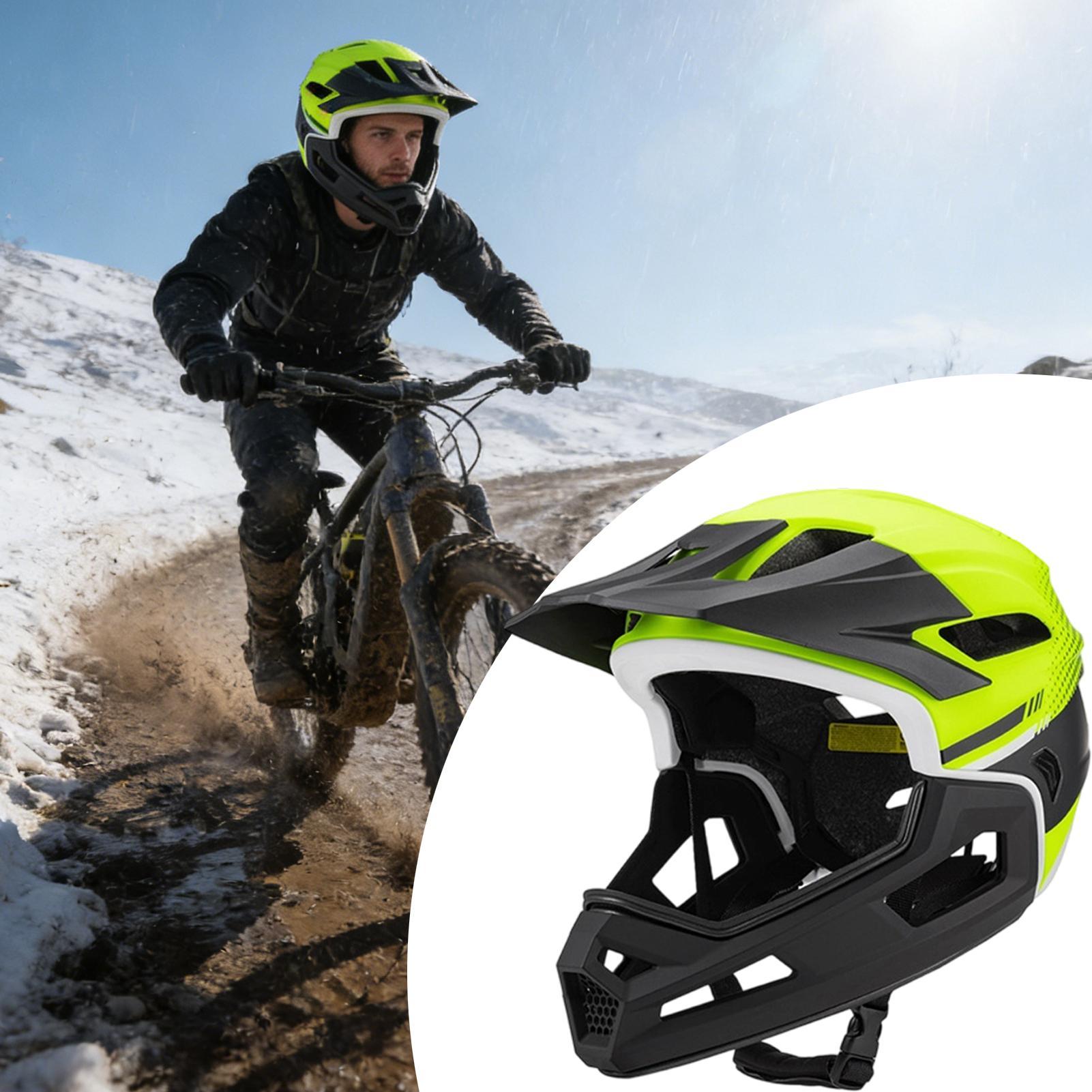 Full Face Mountain Bike Helmet - Mountain Biking Helmet Full Face avaliação e preço