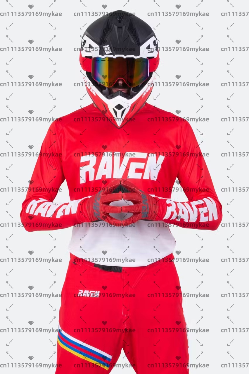 Men's Raven Jersey DH Motorcyc - Mountain Biking Long Sleeve Shirt avaliação e preço