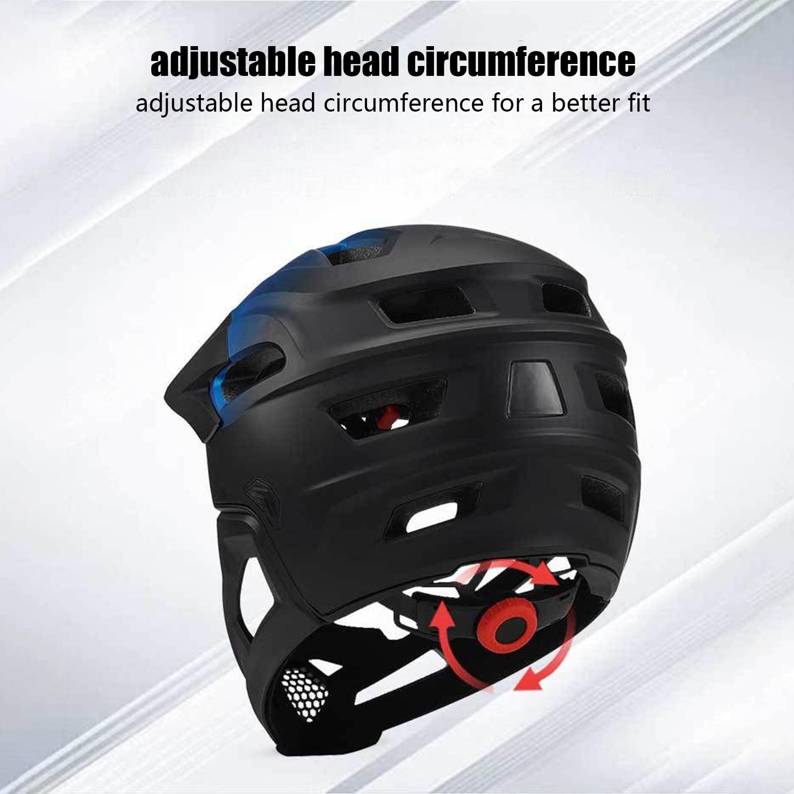 Detachable Full Face Bicycle H - Mountain Biking Helmet Full Face avaliação e preço