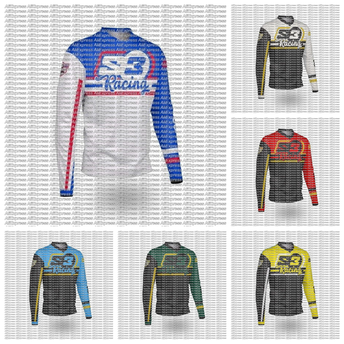 Hot Selling Adult and Children - Mountain Biking Long Sleeve Shirt avaliação e preço
