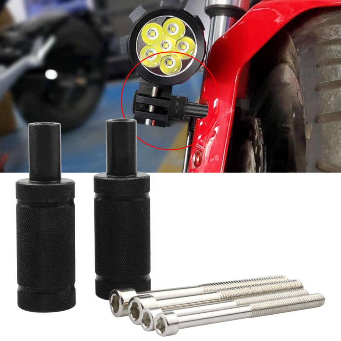 Motorcycle Headlight Mount Hol - Xtreme Mountain Biking avaliação e preço