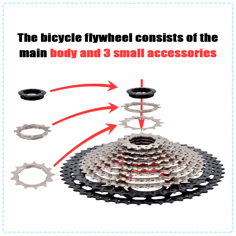 SUNSHINE Bicycle Cassette 8/9/ - Cassette 11 Speed avaliação e preço